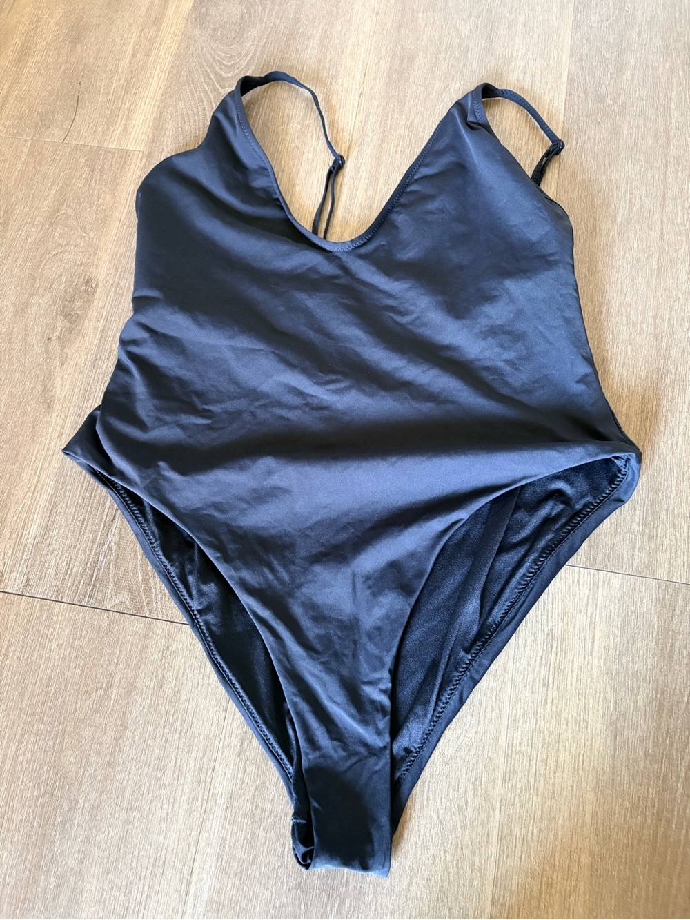 Zara Classic Black One-Piece Swimsuit